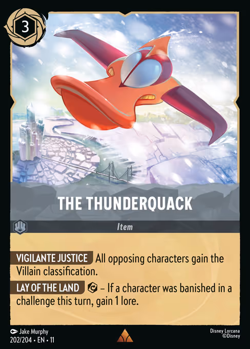 The Thunderquack - Winterspell Lorcana spoiler