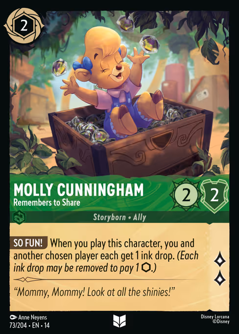 Molly Cunningham - Hyperia City Lorcana spoiler