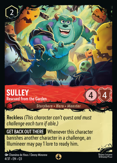 Sulley - Hunny Rescue – Illumineer's Quest Lorcana spoiler