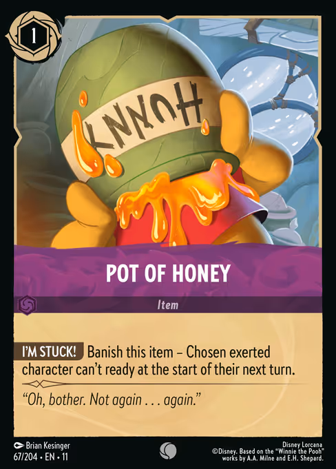 Pot of Honey - Winterspell Lorcana spoiler