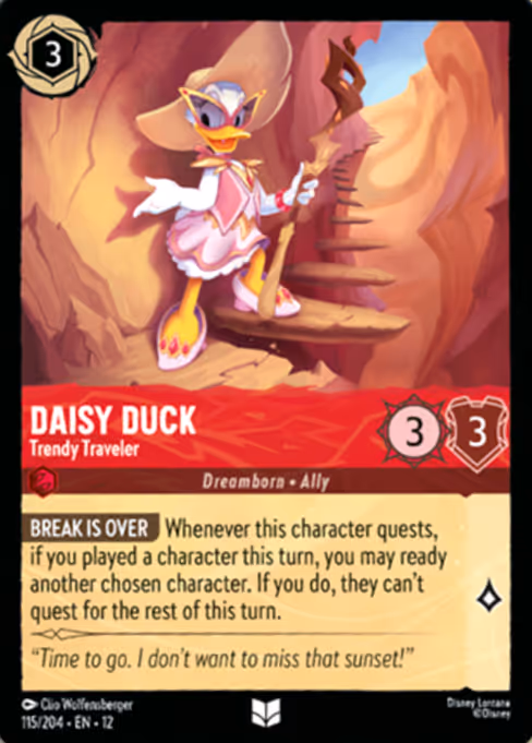 Daisy Duck - Wilds Unknown Lorcana spoiler