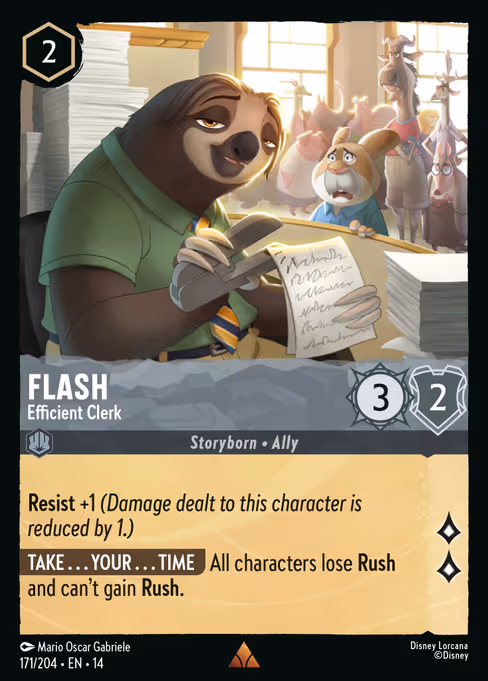 Flash - Hyperia City Lorcana spoiler