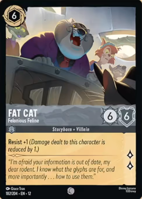 Fat Cat - Wilds Unknown Lorcana spoiler