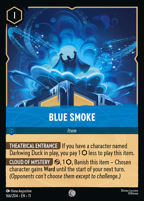 Blue Smoke - Winterspell Lorcana spoiler