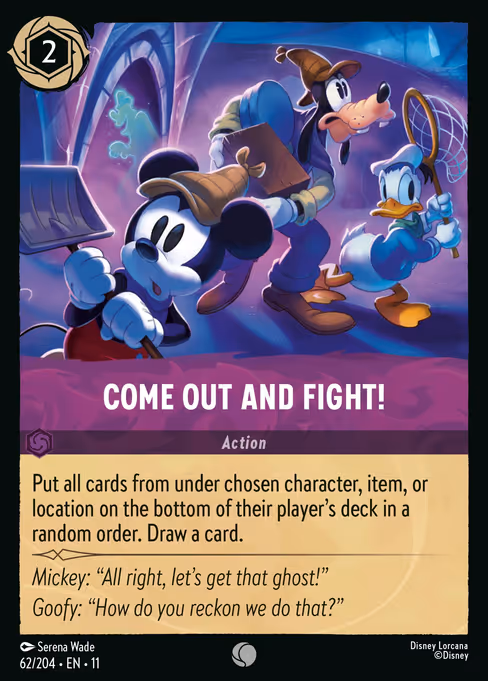 Come Out and Fight! - Winterspell Lorcana spoiler