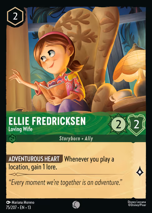Ellie Fredricksen - Attack of the Vine! Lorcana spoiler