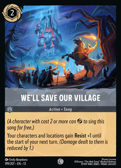 We'll Save Our Village - Attack of the Vine! Lorcana spoiler