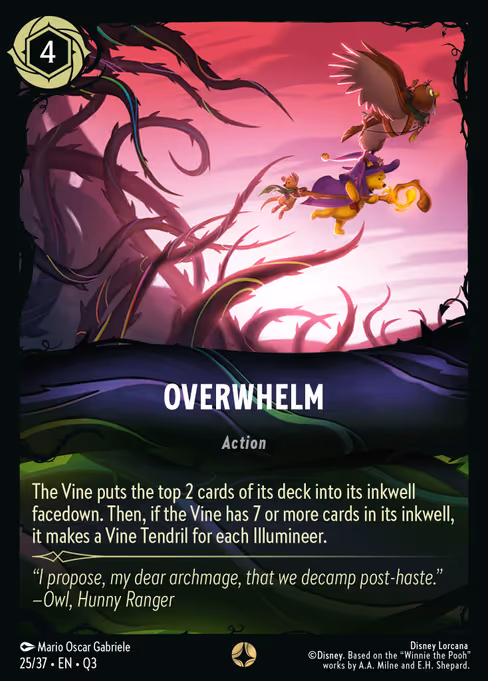Overwhelm - Hunny Rescue – Illumineer's Quest Lorcana spoiler