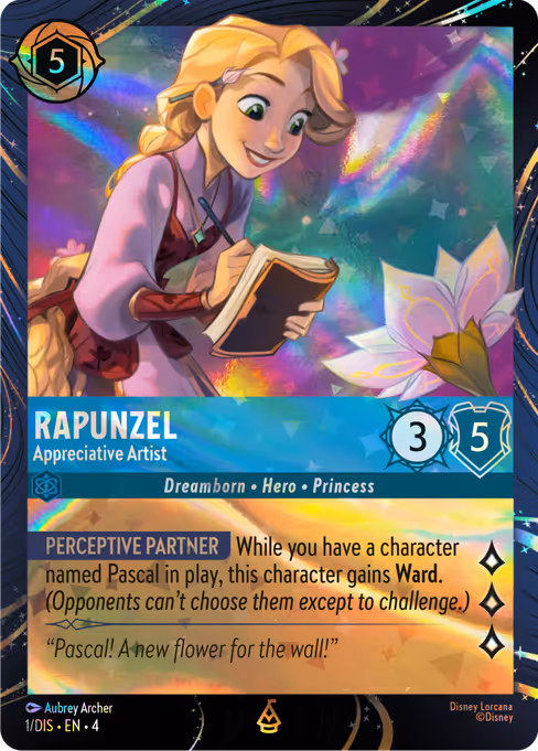 Rapunzel - EPCOT Festival of the Arts Lorcana spoiler