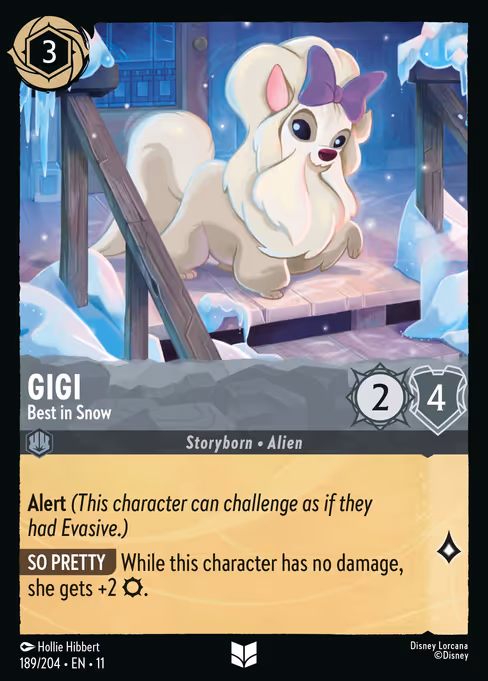 Gigi - Winterspell Lorcana spoiler