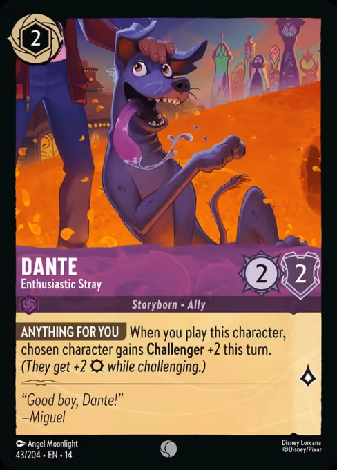 Dante - Hyperia City Lorcana spoiler
