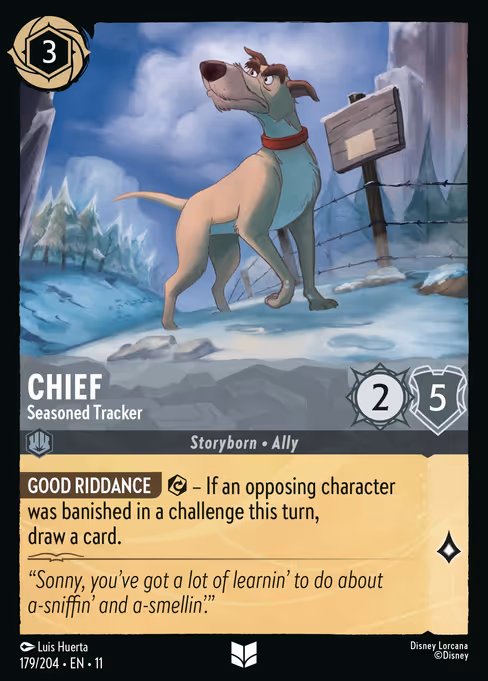 Chief - Winterspell Lorcana spoiler