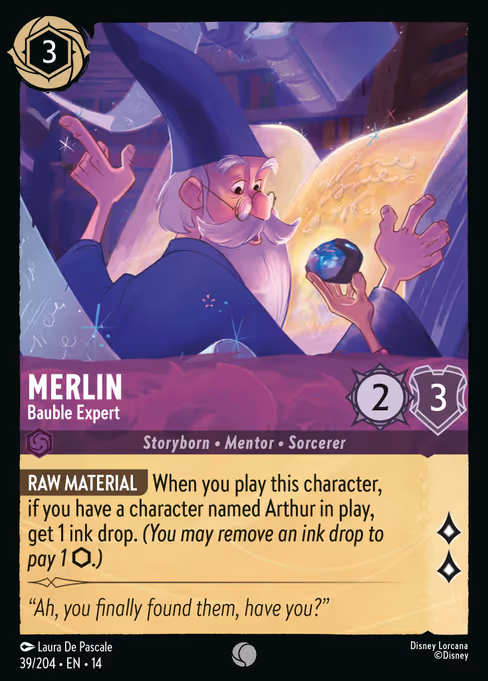 Merlin - Hyperia City Lorcana spoiler