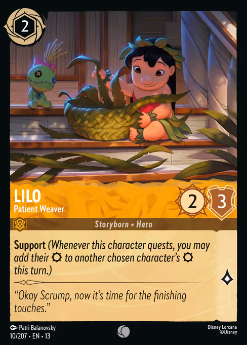 Lilo - Attack of the Vine! Lorcana spoiler