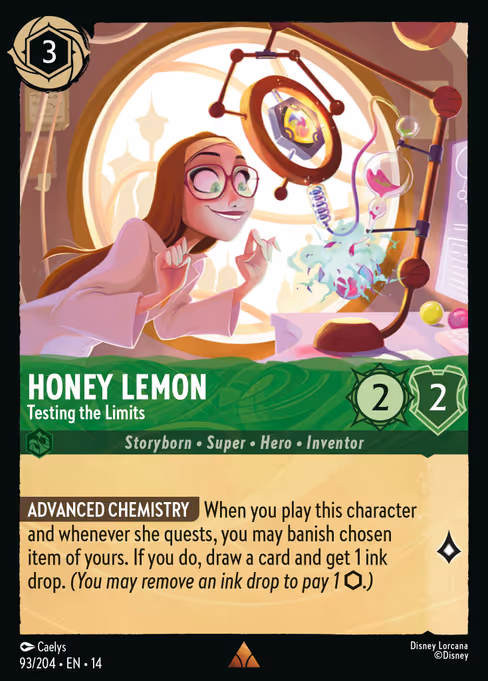 Honey Lemon - Hyperia City Lorcana spoiler