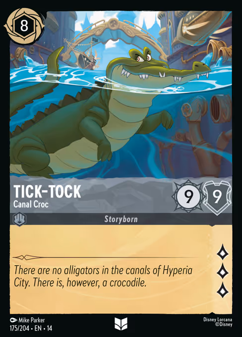 Tick-Tock - Hyperia City Lorcana spoiler
