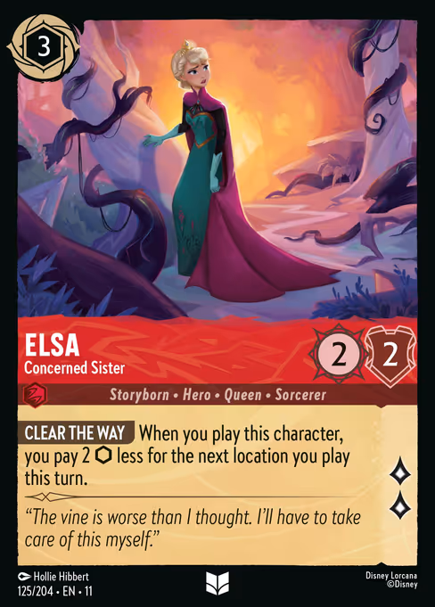 Elsa - Winterspell Lorcana spoiler