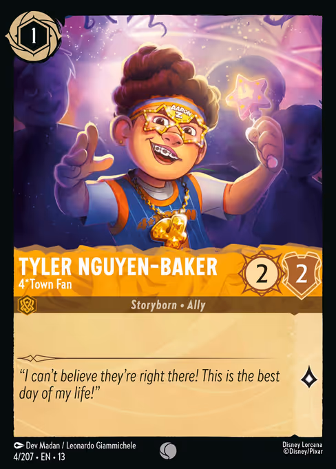 Tyler Nguyen-Baker - Attack of the Vine! Lorcana spoiler