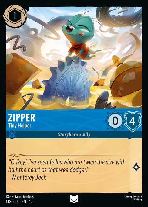 Zipper - Wilds Unknown Lorcana spoiler