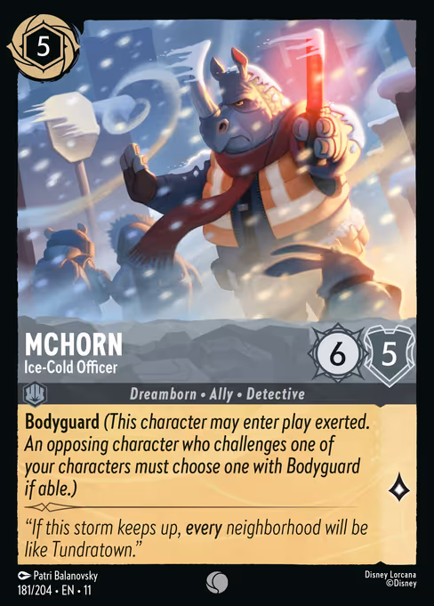 McHorn - Winterspell Lorcana spoiler