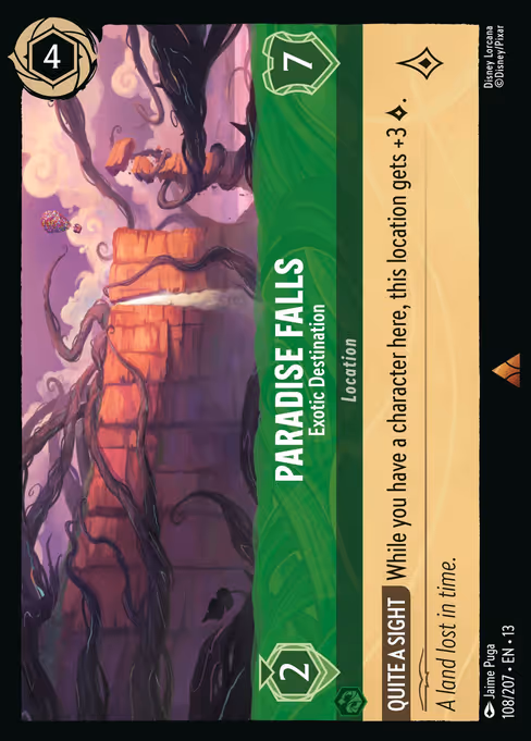 Paradise - Attack of the Vine! Lorcana spoiler