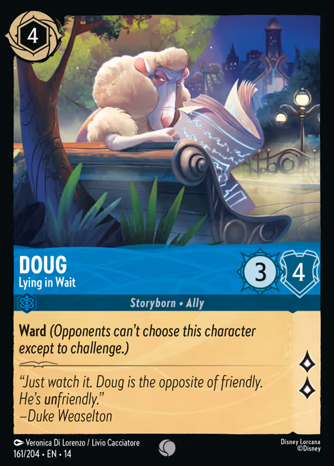 Doug - Hyperia City Lorcana spoiler
