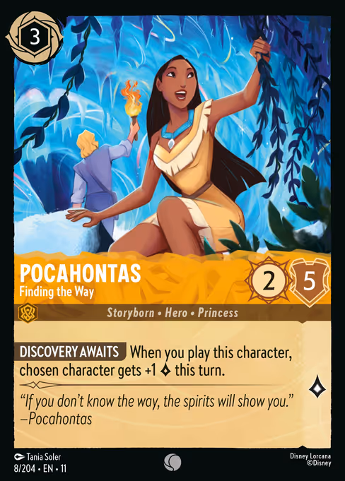 Pocahontas - Winterspell Lorcana spoiler