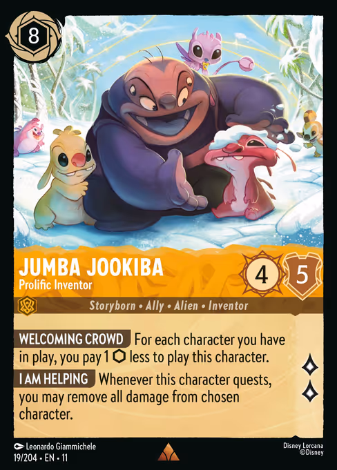 Jumba Jookiba - Winterspell Lorcana spoiler