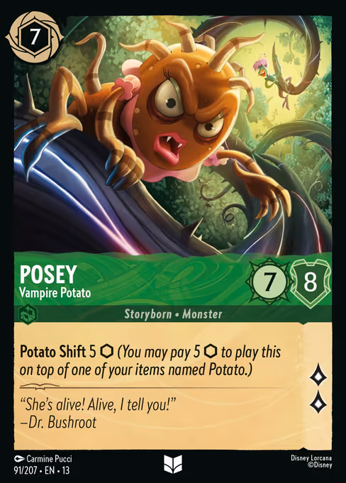 Posey - Attack of the Vine! Lorcana spoiler