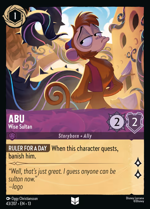 Abu - Attack of the Vine! Lorcana spoiler