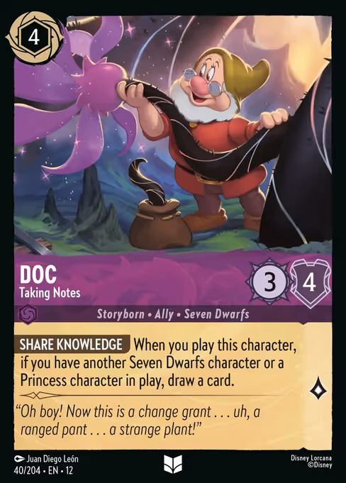 Doc - Wilds Unknown Lorcana spoiler