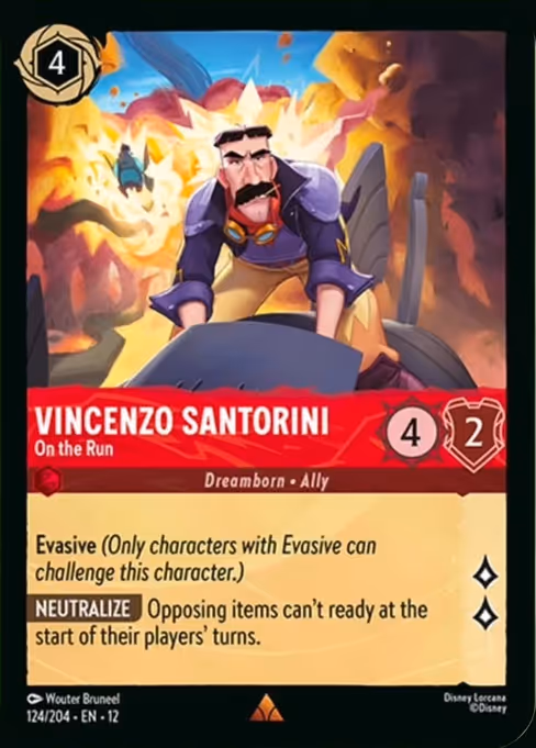 Vincenzo Santorini - Wilds Unknown Lorcana spoiler