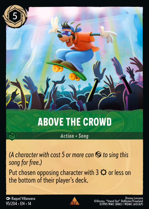 Above the Crowd - Hyperia City Lorcana spoiler