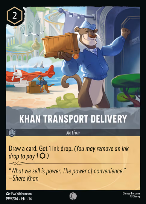 Khan Transport Delivery - Hyperia City Lorcana spoiler