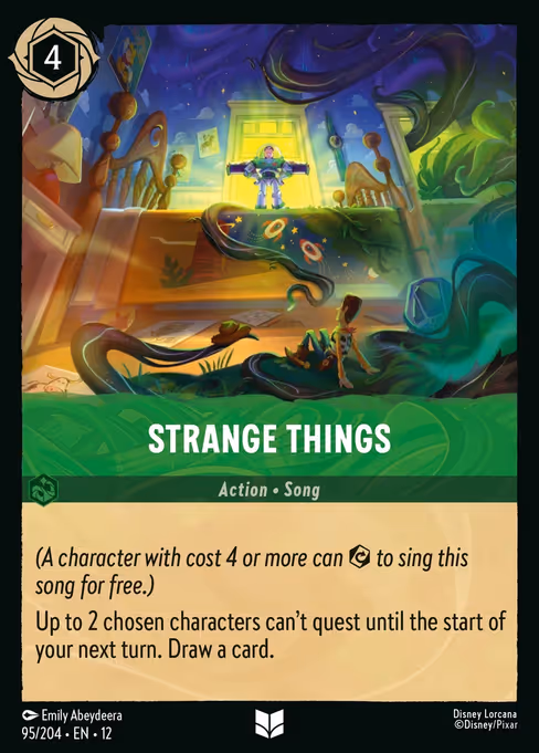 Strange Things - Wilds Unknown Lorcana spoiler