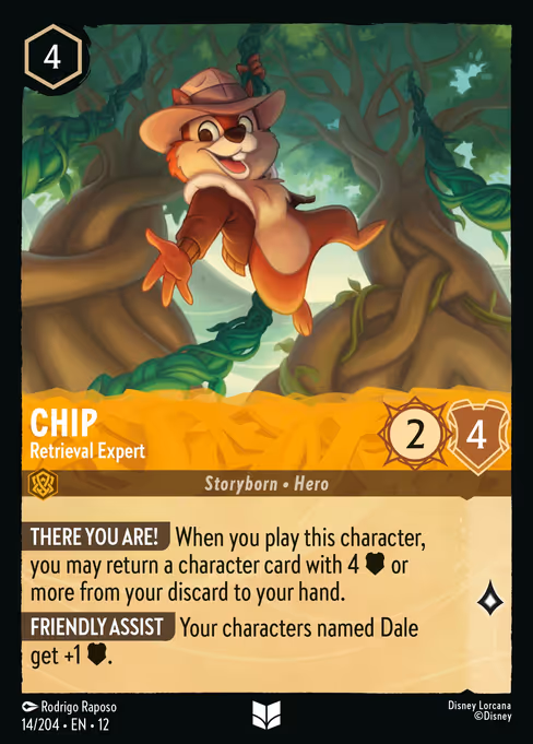 Chip - Wilds Unknown Lorcana spoiler