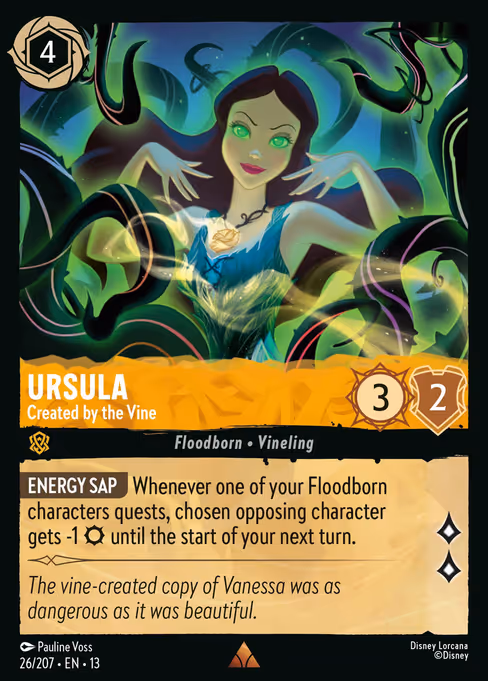 Ursula - Attack of the Vine! Lorcana spoiler