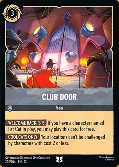 Club Door - Wilds Unknown Lorcana spoiler