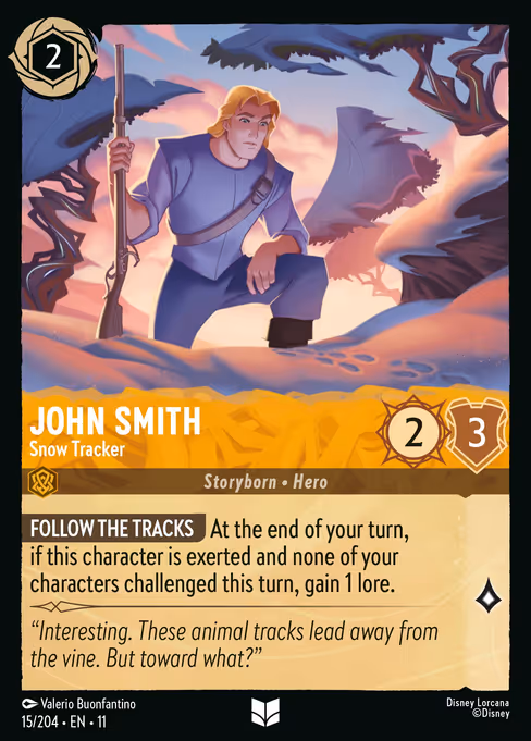 John Smith - Winterspell Lorcana spoiler