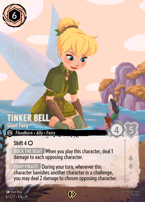 Tinker Bell - Curator's Collection: Heroines Edition Lorcana spoiler