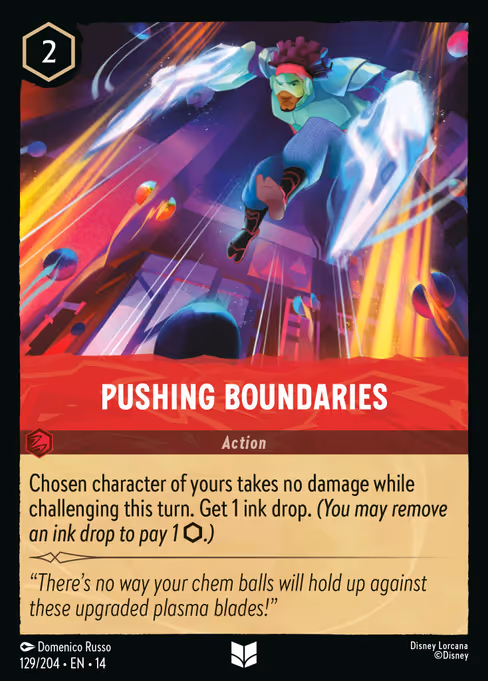 Pushing Boundaries - Hyperia City Lorcana spoiler