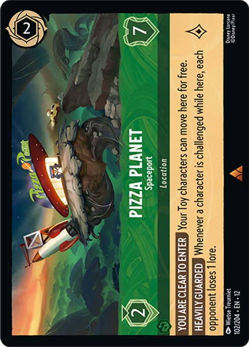 Pizza Planet - Wilds Unknown Lorcana spoiler
