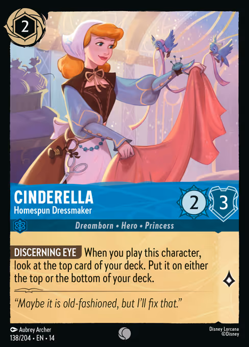 Cinderella - Hyperia City Lorcana spoiler