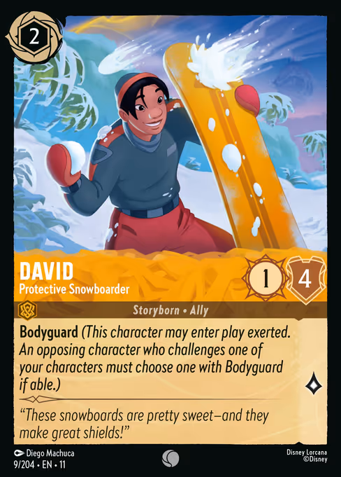 David - Winterspell Lorcana spoiler