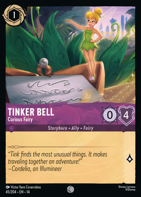 Tinker Bell - Hyperia City Lorcana spoiler