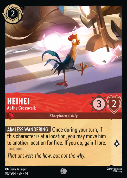 Heihei - Hyperia City Lorcana spoiler