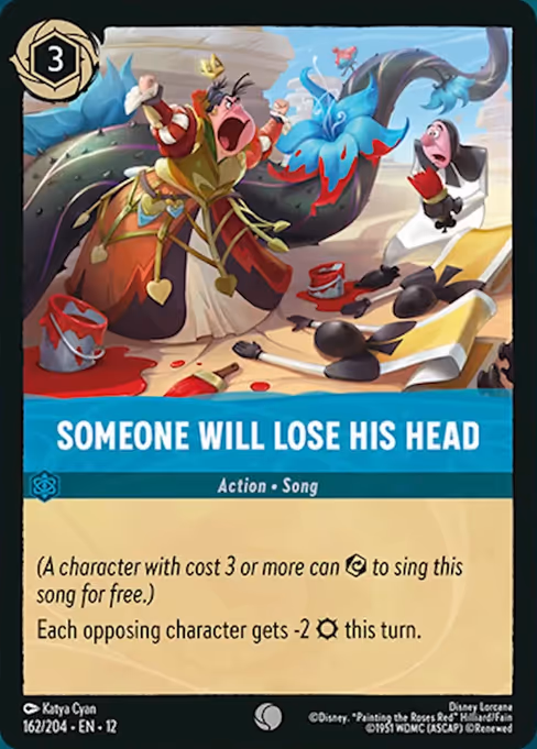 Someone Will Lose His Head - Wilds Unknown Lorcana spoiler