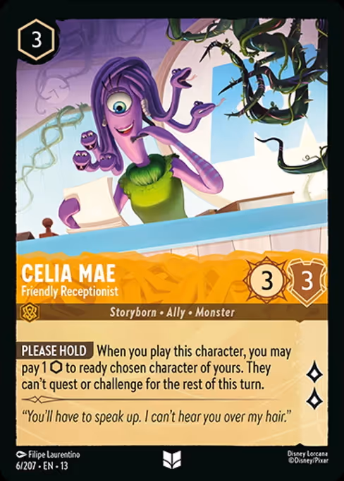Celia Mae - Attack of the Vine! Lorcana spoiler