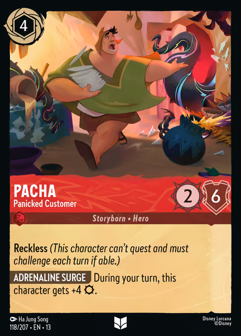 Pacha - Attack of the Vine! Lorcana spoiler