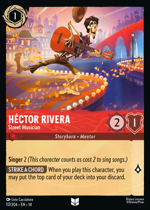 Héctor Rivera - Hyperia City Lorcana spoiler